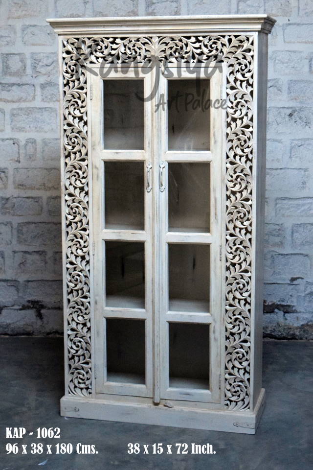 Wooden Hand Carved 2 Door Almirah   1594543867 5318 